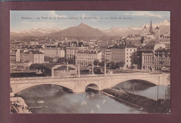 GENEVE - Pont de la Coulouvrenière