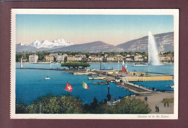 GENEVE - La jetée
