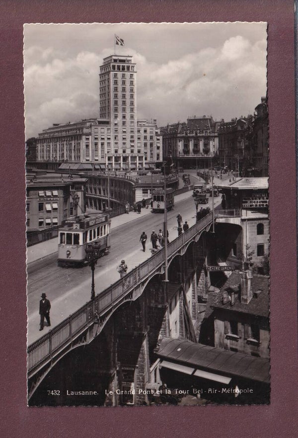 LAUSANNE - Tour Bel-Air - Tram