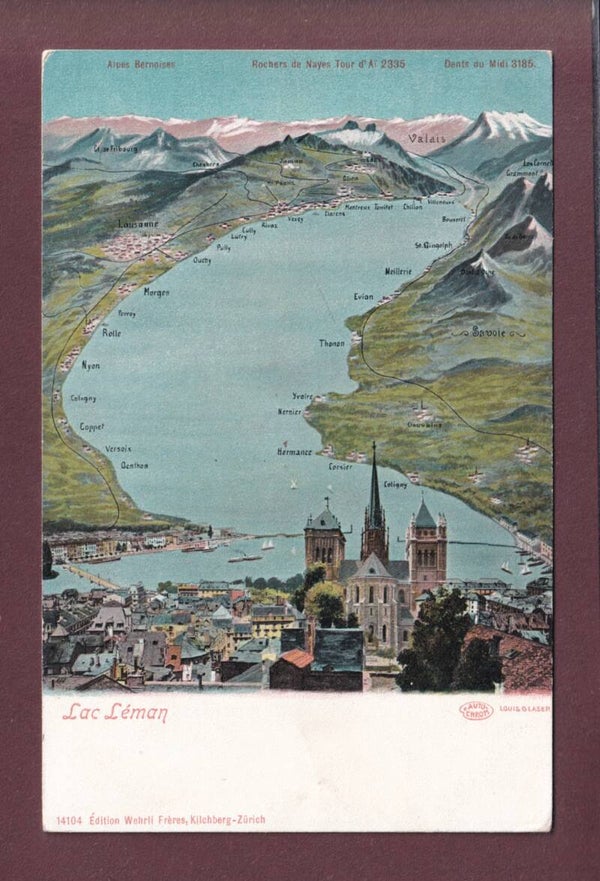 GENEVE et le LAC LEMAN