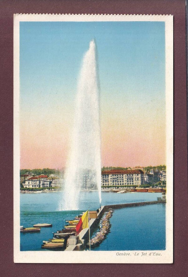 GENEVE - Jet d'eau