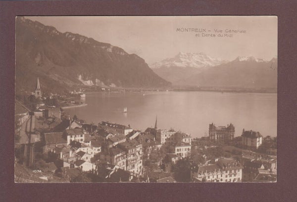 MONTREUX - Dents du Midi - 1914