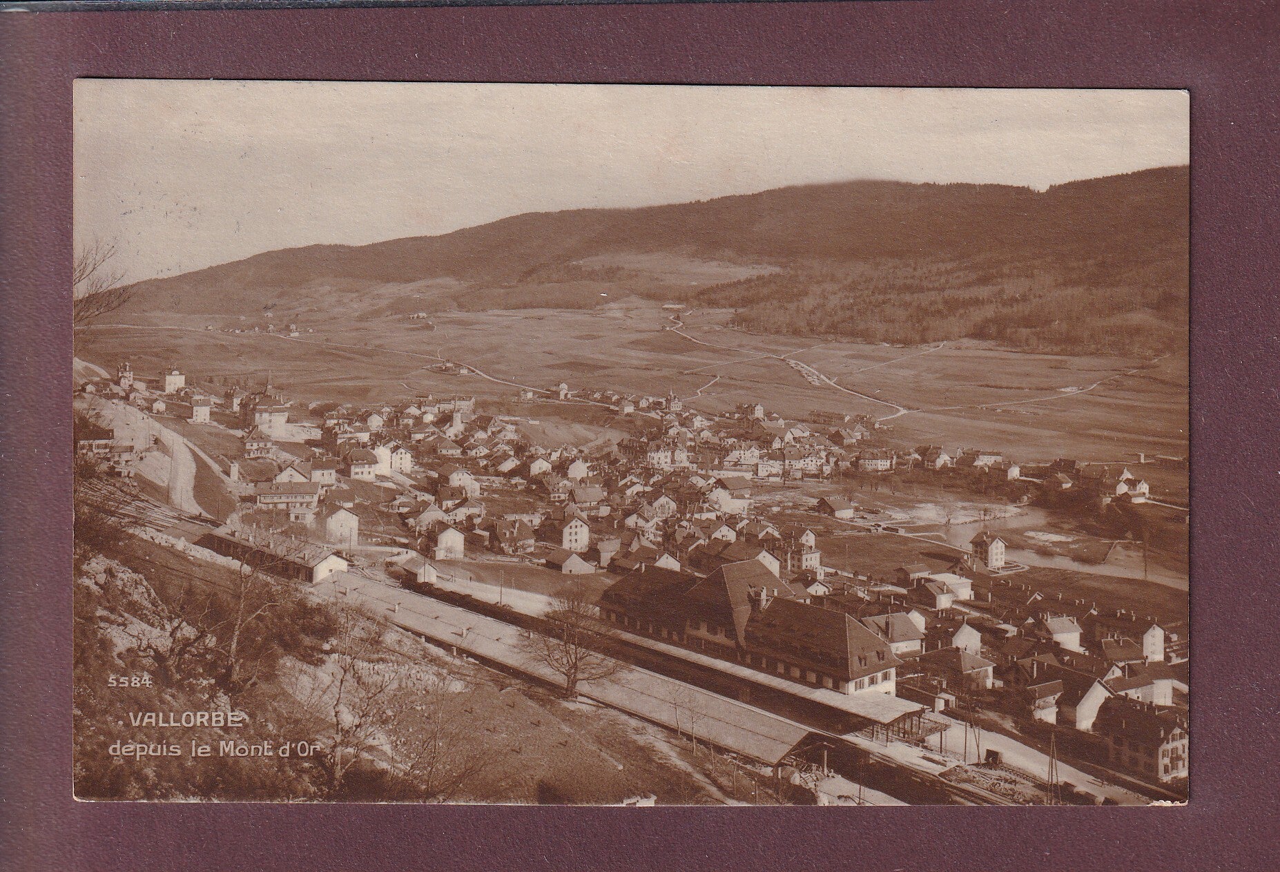 VALLORBE - Gare - 1919
