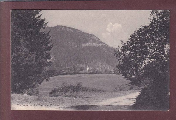 BAULMES - Au pied de Combe - 1909