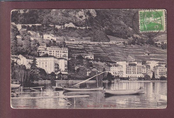 MONTREUX - Bon Port - 1909