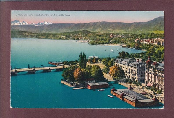 ZÜRICH - Bauschänzli - 1925