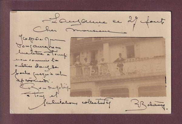 LAUSANNE - Photo - Pharmacie - 1898