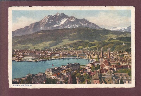LUZERN mit Pilatus - Feldpost
