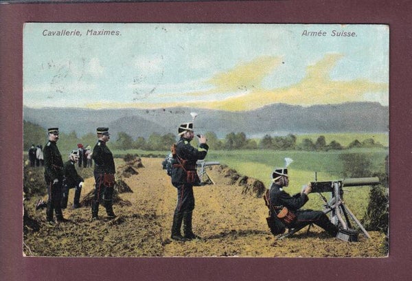 ARMEE SUISSE - Cavallerie - Maximes - 1910 DAMVANT