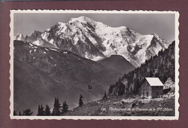 Restaurant de LA CREUSAZ - Mont-Blanc - 1952