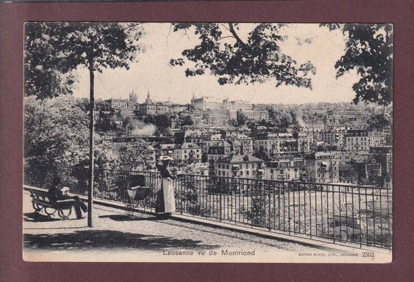 LAUSANNE vu de Montriond - 1906
