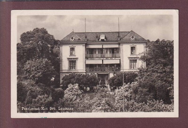 LAUSANNE - Pensionnat Mon Gré - 1931