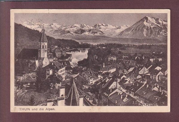 THUN und die Alpen - 1925