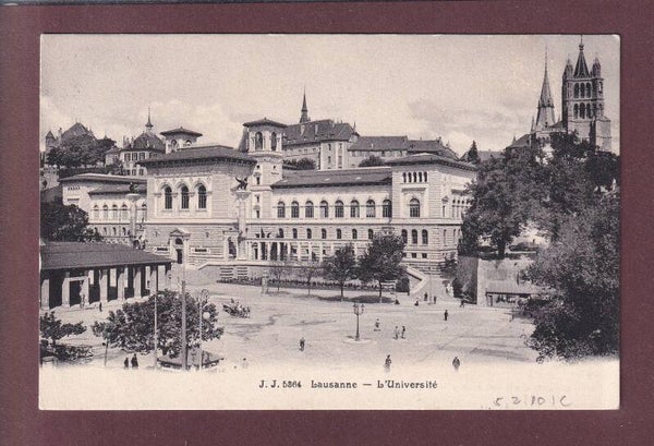LAUSANNE - Université - 1910