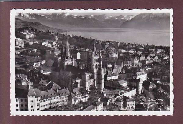 LAUSANNE vu d'avion - 1955