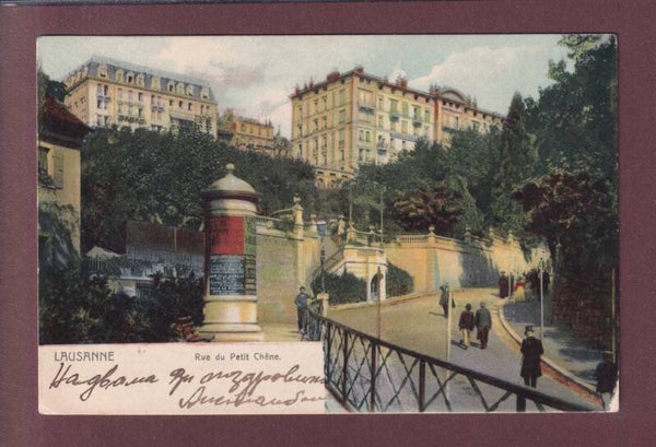 LAUSANNE - Rue du Petit Chêne - 1907