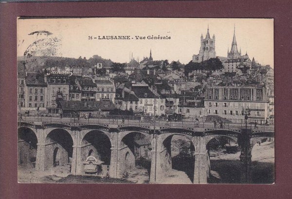 LAUSANNE - Grand Pont - 1911
