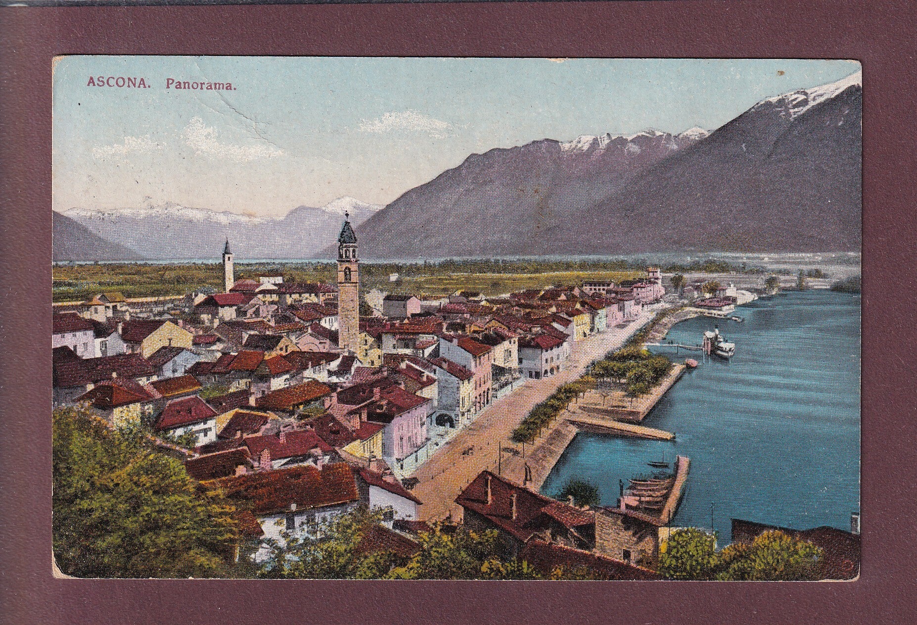 ASCONA - Panorama - 1923