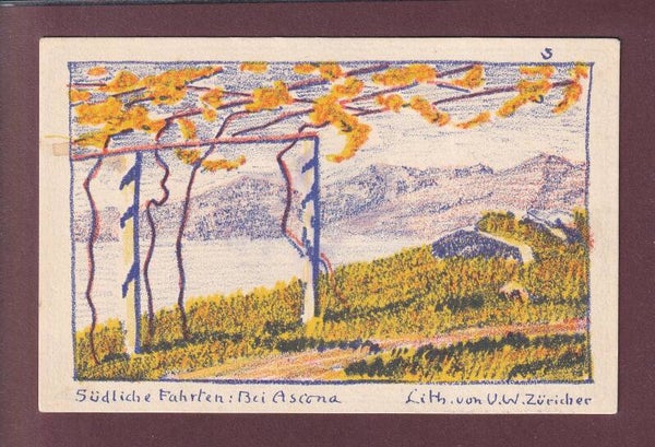 Südliche Fahrten - Bei ASCONA - 1927