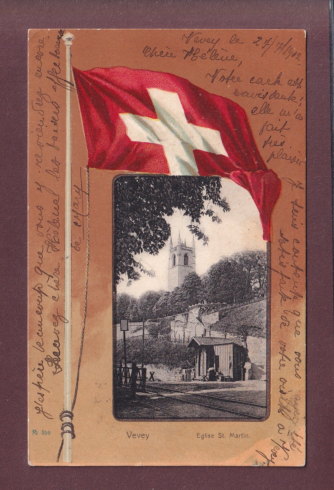 VEVEY - Eglise St. Martin - 1902