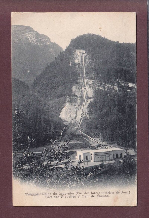VALLORBE - Usine de Ladernier - 1906