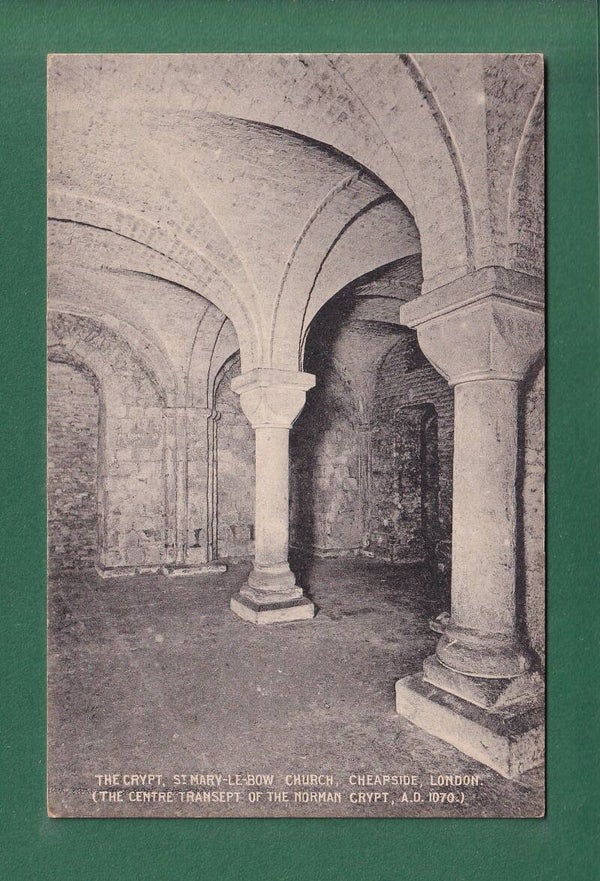 LONDON - Cheapside - St. Mary-Le-Bow Church - Crypt