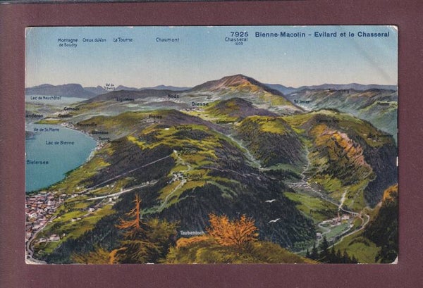 BIENNE-MACOLIN et environs - Vue d'oiseau