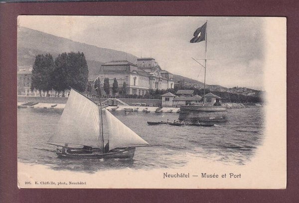 NEUCHÂTEL - Musée et Port - Voilier