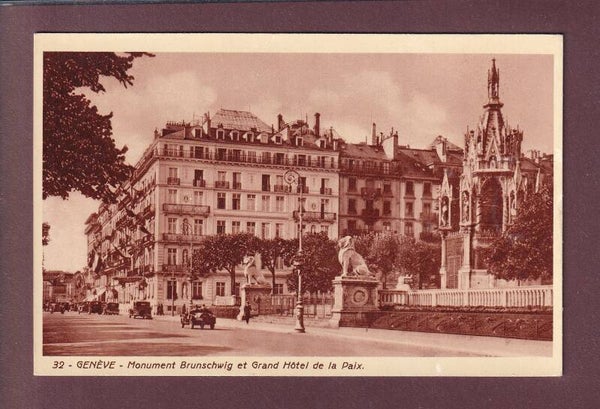 GENEVE - Monument Brunswick - Auto