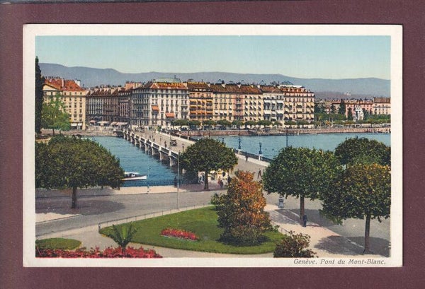 GENEVE - Pont du Mont-Blanc