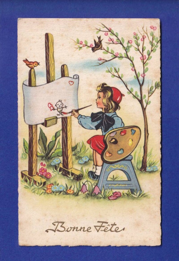 ENFANT - Jeune Fille peintre