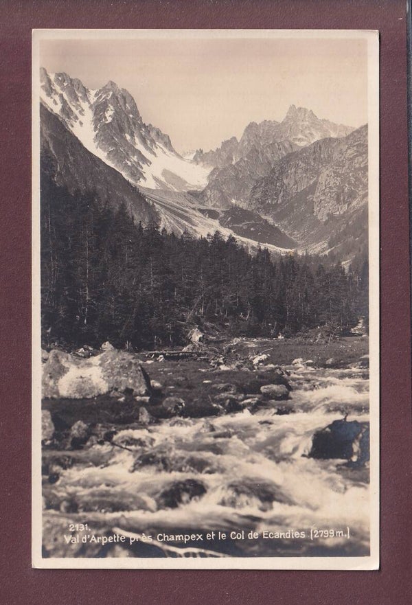 Val d'Arpette - COL DES ECANDIES