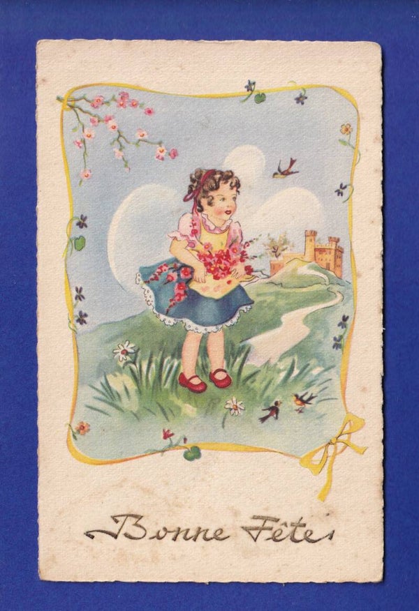 ENFANT - Jeune Fille et Fleurs