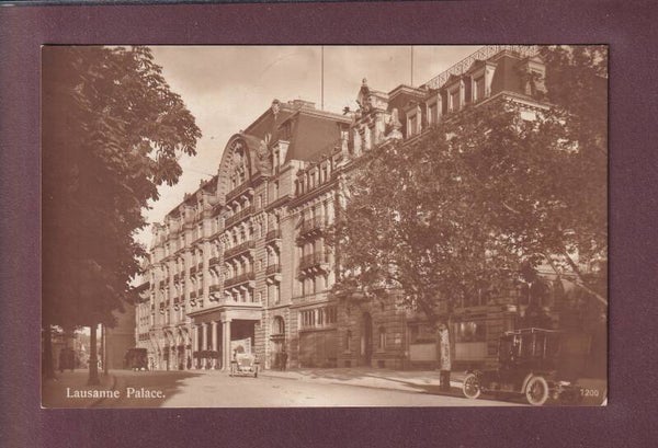 LAUSANNE - Palace - Auto - 1917