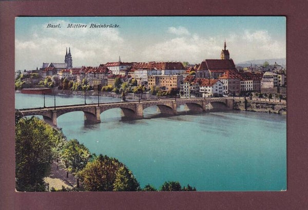 BASEL - Mittlere Rheinbrücke