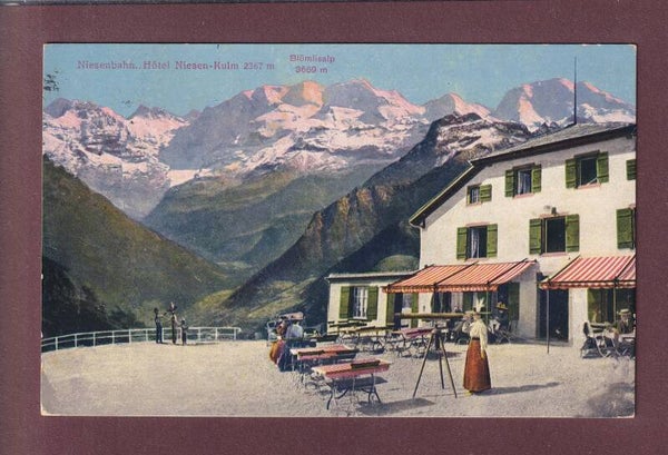 NIESENBAHN - Hôtel Niesen-Kulm - 1917