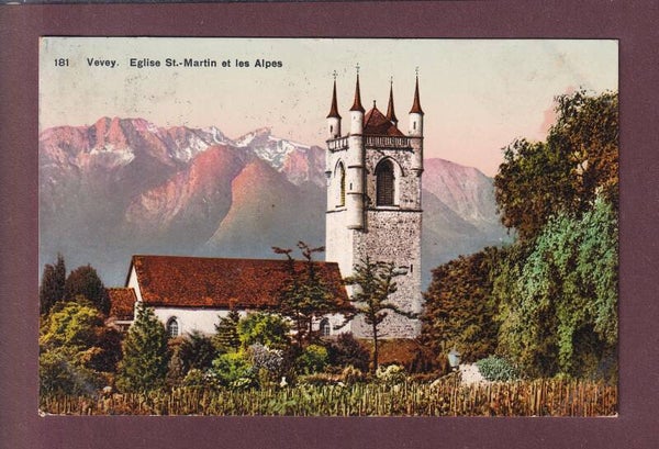 VEVEY - Eglise St. Martin - 1911