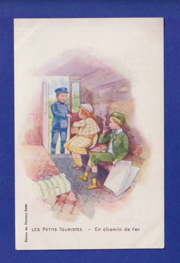 ENFANT - Les petits touristes - En chemin de fer