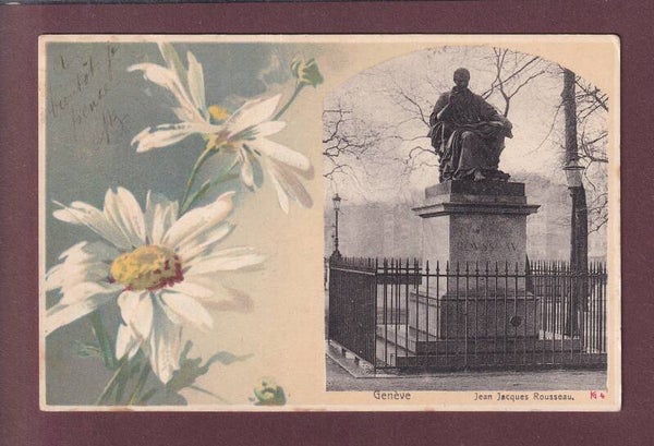 GENEVE - Monument Rousseau