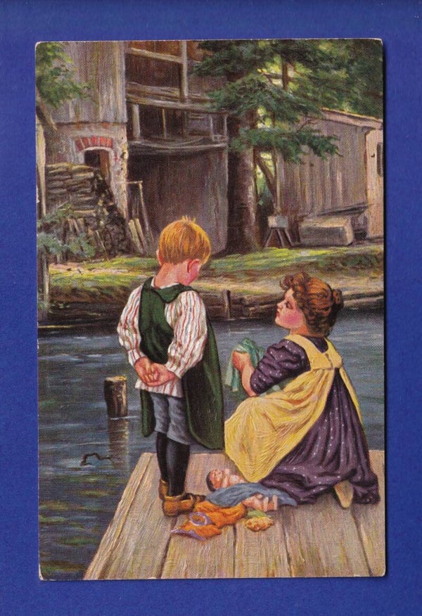 ENFANT - La toilette de la poupée