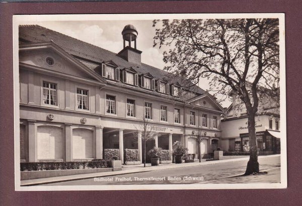 BADEN - Badhotel Freihof - 1934