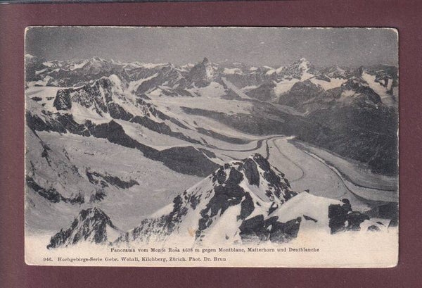 Panorama vom MONTE ROSA - 1910
