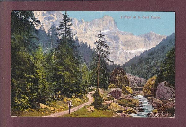 NANT et la Dent Favre - 1918 // petite déchirure //