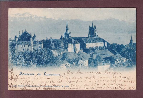 Souvenir de LAUSANNE - 1900