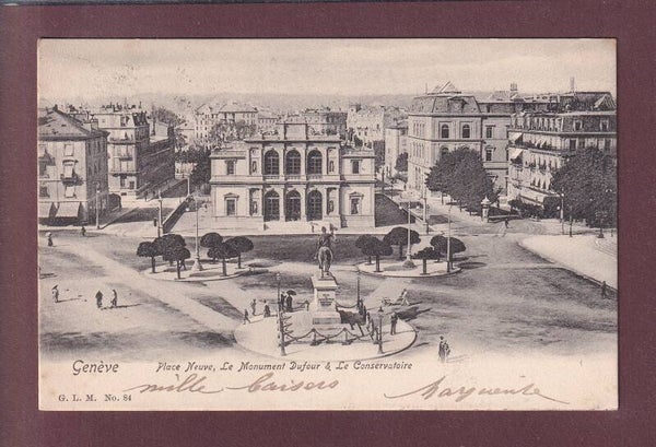 GENEVE - Place Neuve - 1904