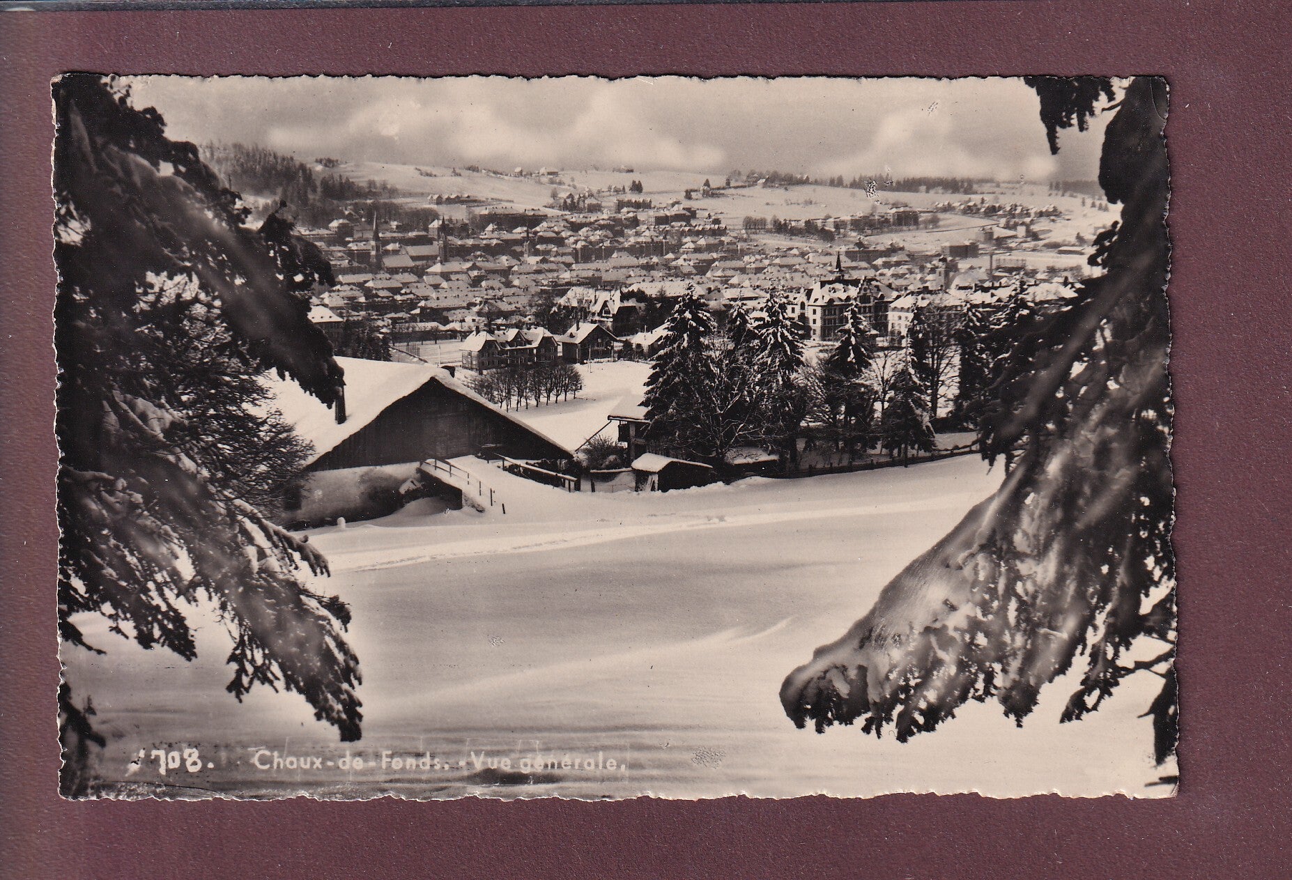 LA CHAUX-DE-FONDS sous la neige