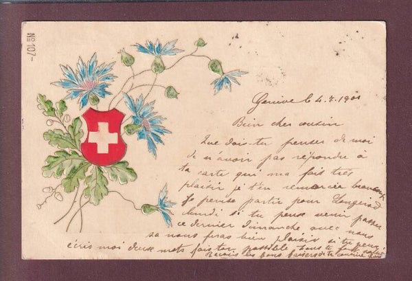 SUISSE et fleurs - 1901