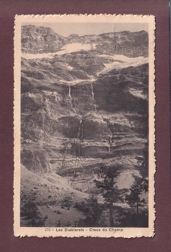 LES DIABLERETS - Creux du Champ - 1919