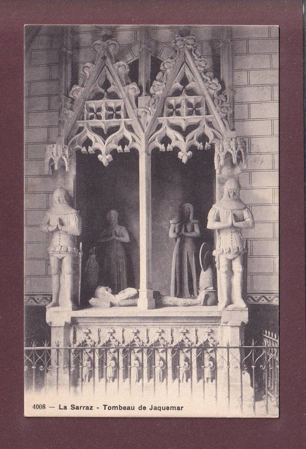 LA SARRAZ - Tombeau de Jaquemar - 1919