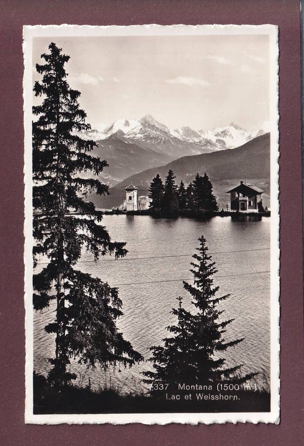 MONTANA - Lac et Weisshorn - 1940